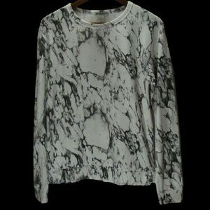 Forever 21 Marble Print Crew Neck Sweatshirt